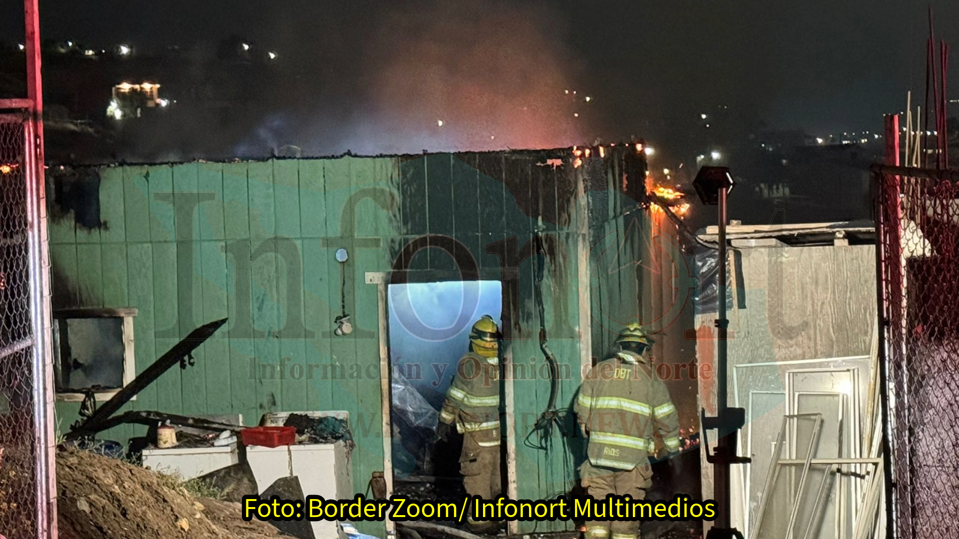 Se incendia casa en la colonia Rancho del Carmen