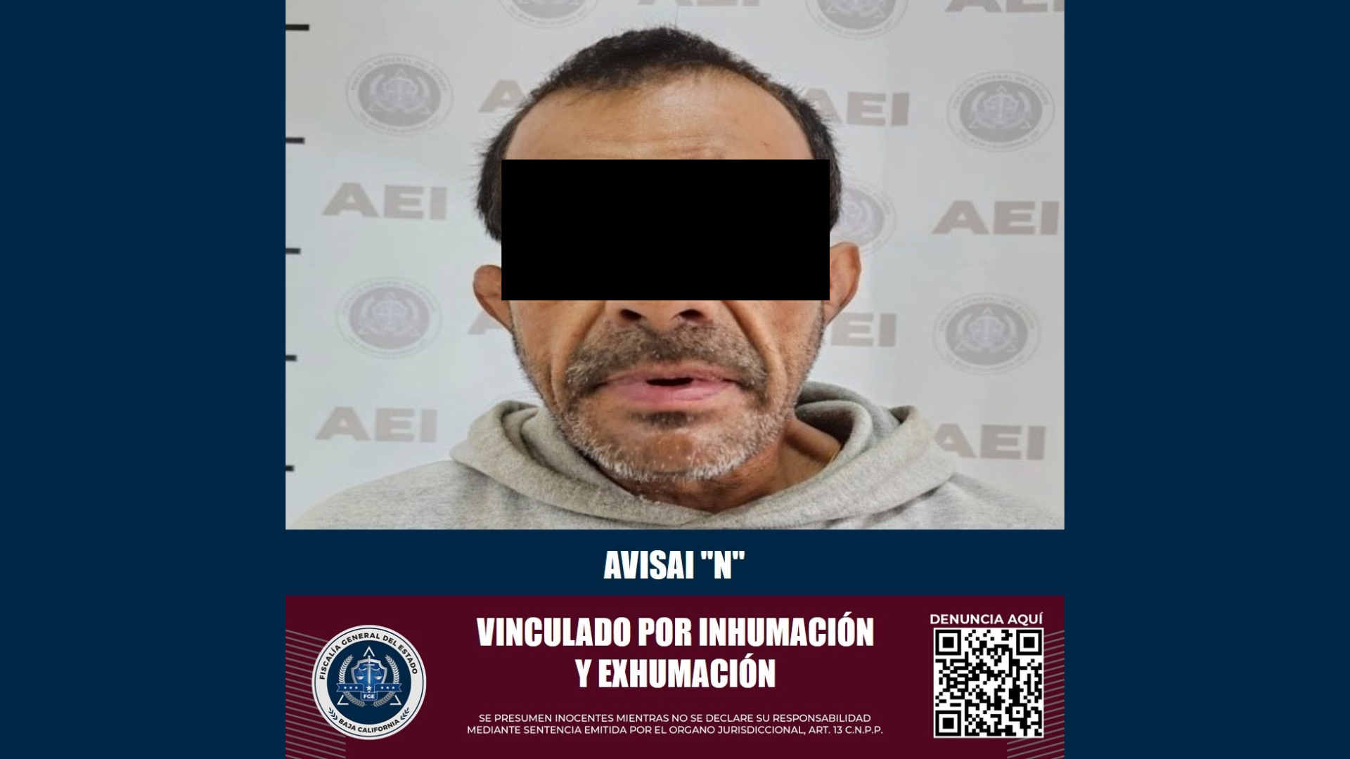 Vinculan a proceso a sujeto por delito de inhumación y exhumación