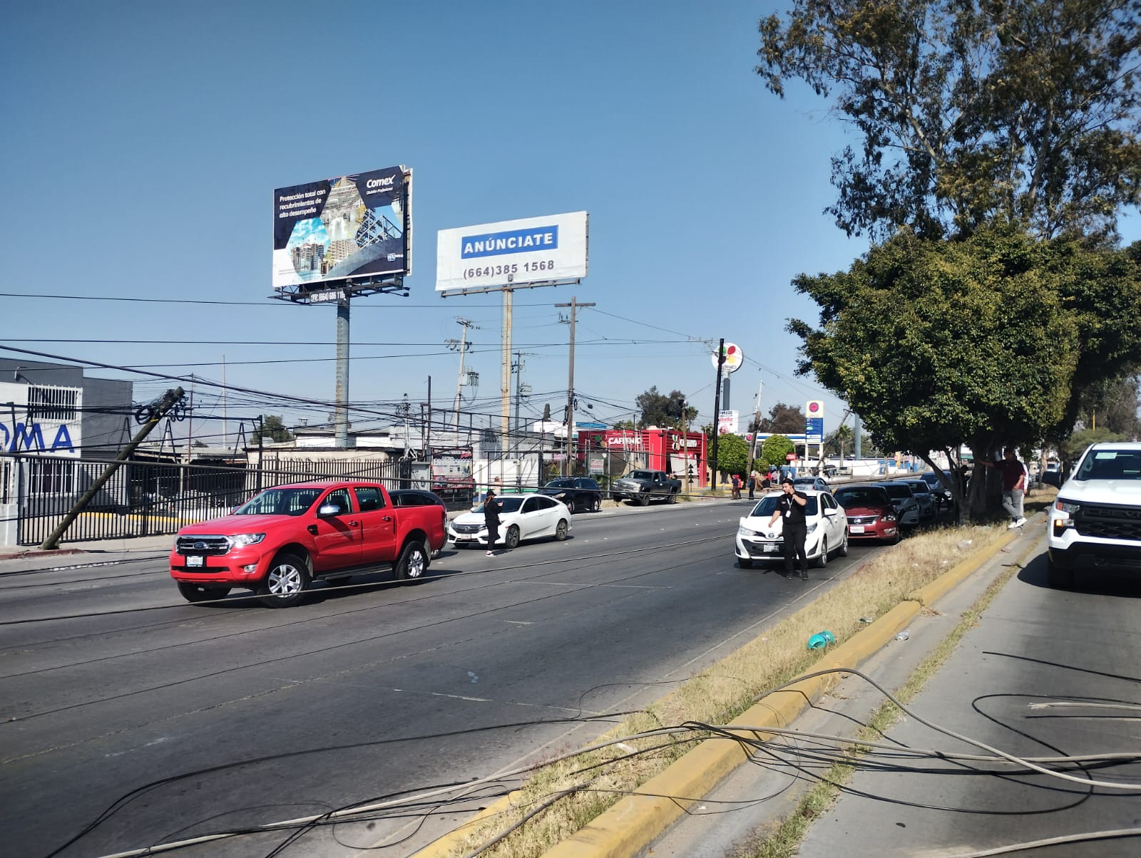 Investigará Admicarga incidente con cableado en Bulevar Federico Benítez de Tijuana