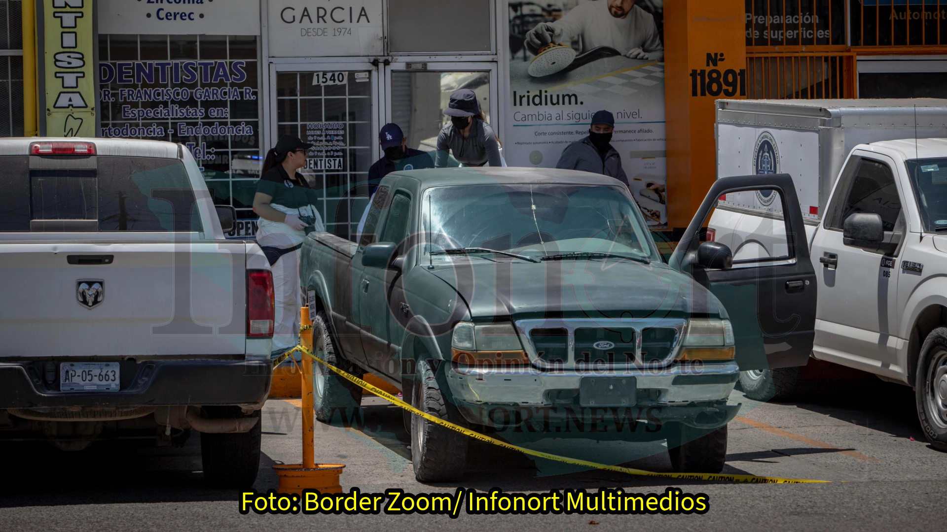 Abandonan Pick Up con restos humanos en colonia Libertad