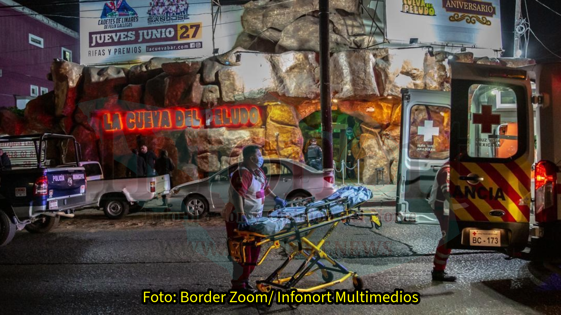 Un muerto y dos lesionados deja ataque en Bar La Cueva del Peludo