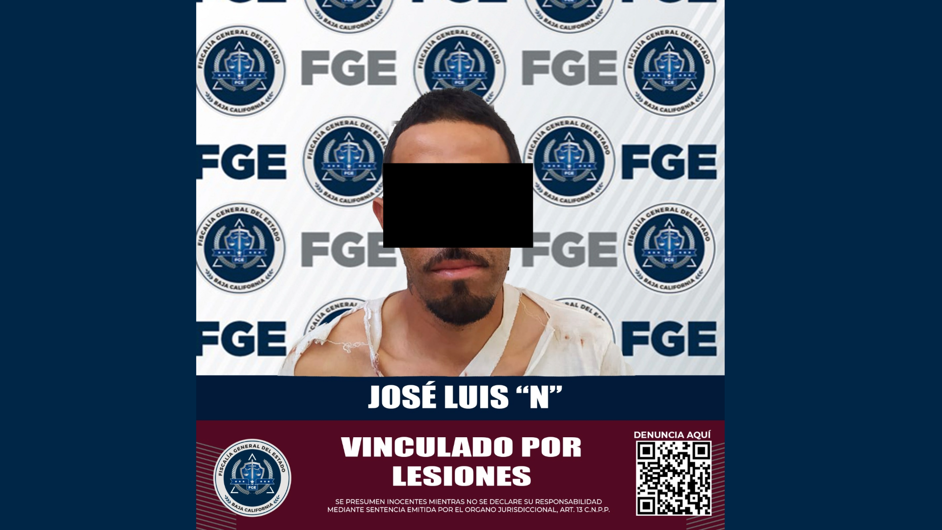 Detienen a hombre tras atacar a persona con un cuchillo, en Mexicali