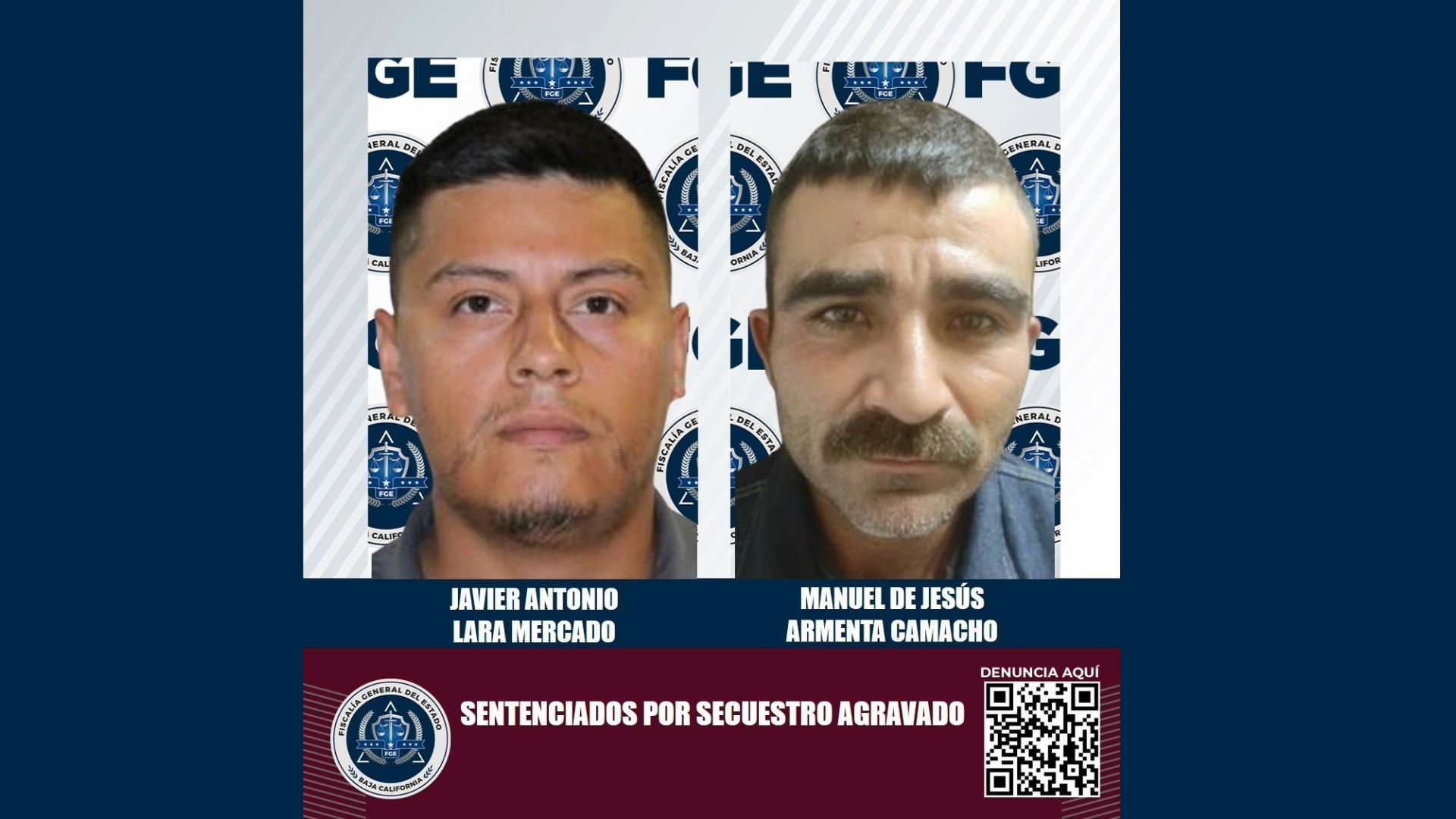 Sentencian a 50 años de prisión a dos secuestradores, en Tijuana