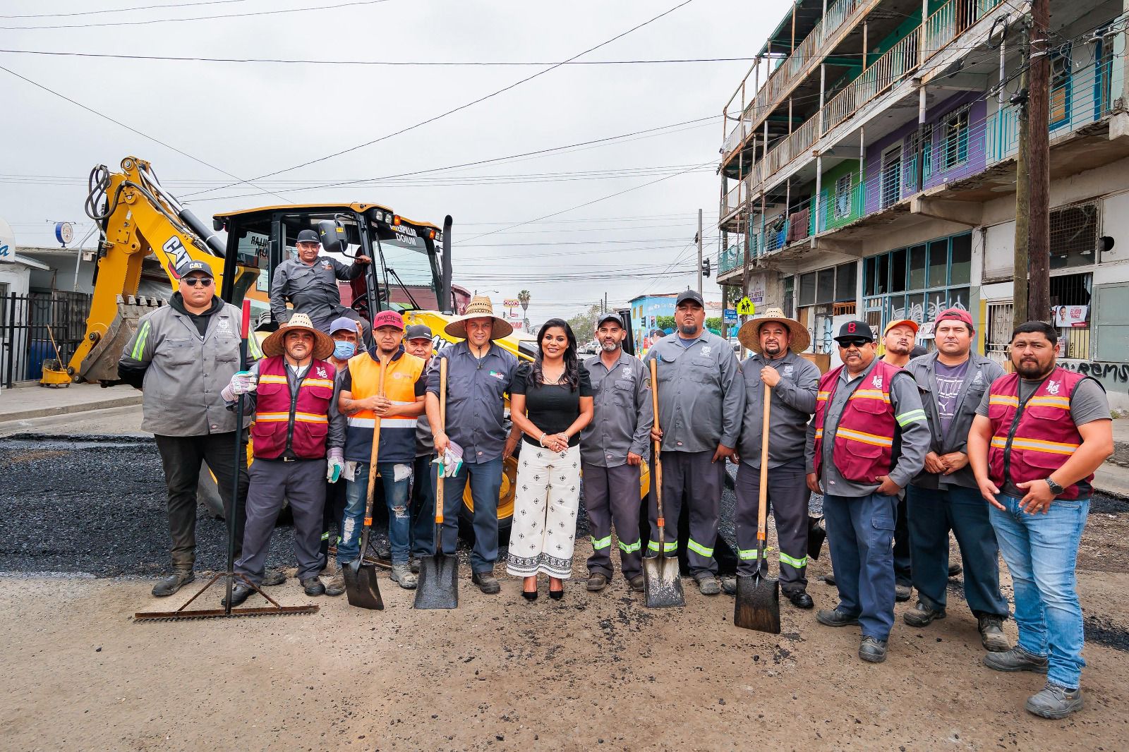 Se contabilizan más de 800 mil metros cuadrados de bacheo en Tijuana durante administración actual