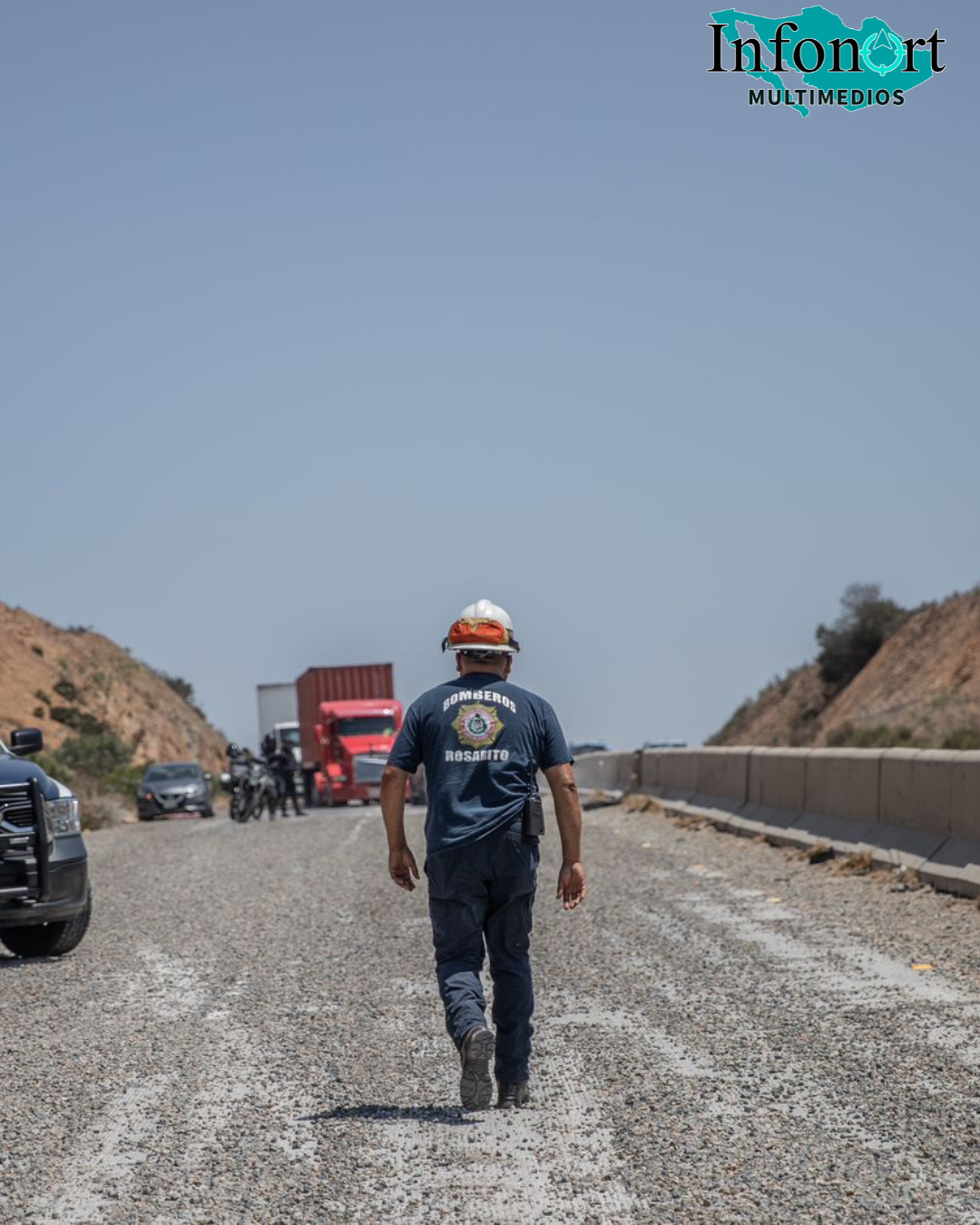 Grava tirada sobre el bulevar 2000 provoca dos accidentes