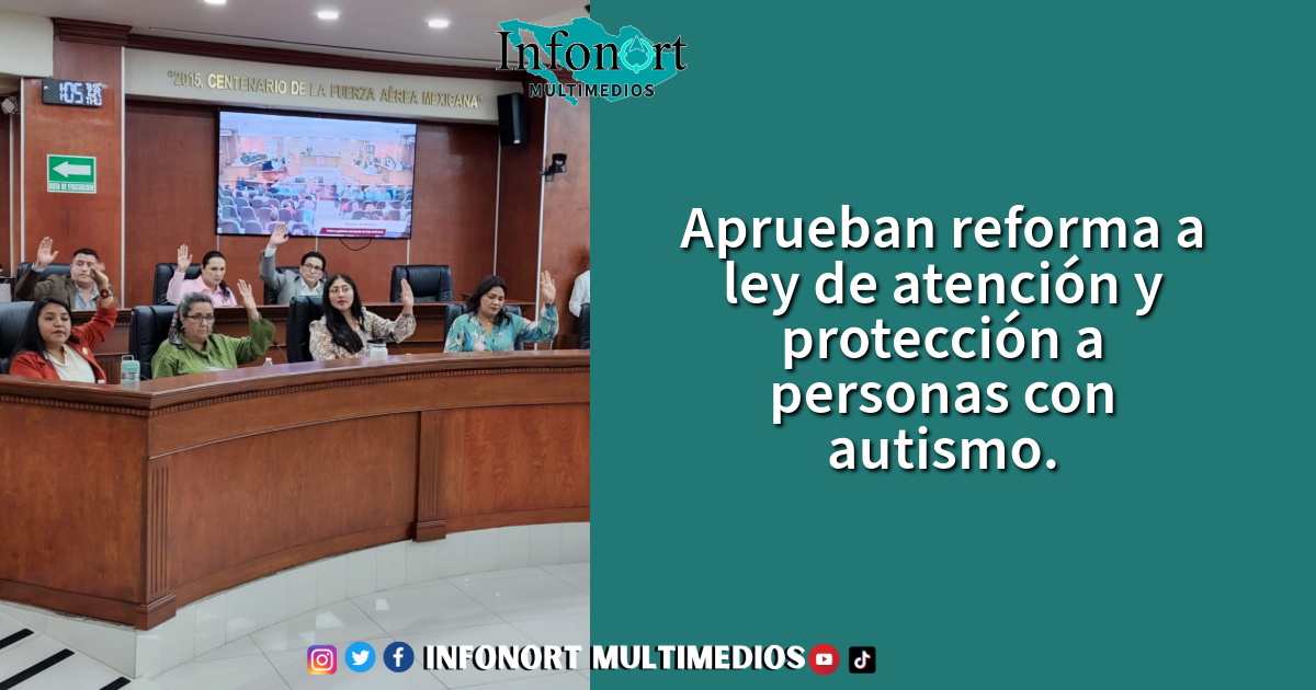 Aprueban reforma a ley de atención y protección a personas con autismo
