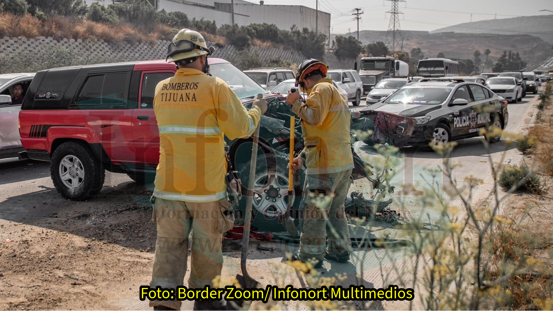 Se registra carambola en Vía Rápida Oriente