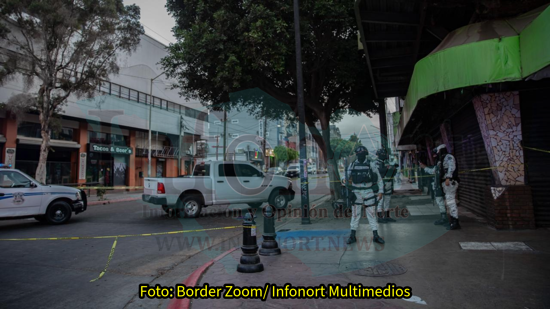 Asesinan a hombre en la entrada de un bar de calle Sexta