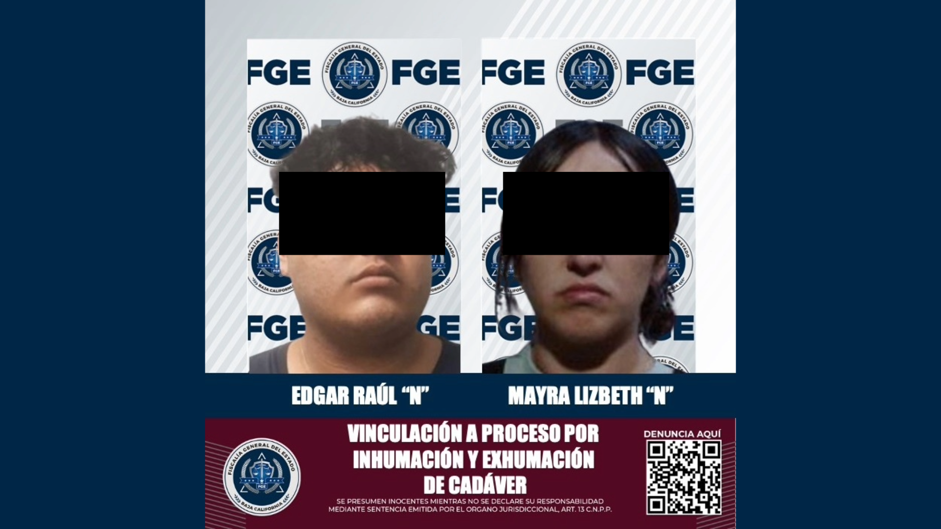 Vinculan a proceso a hombre y mujer que trasladaban cadáver en un vehículo, en Tijuana