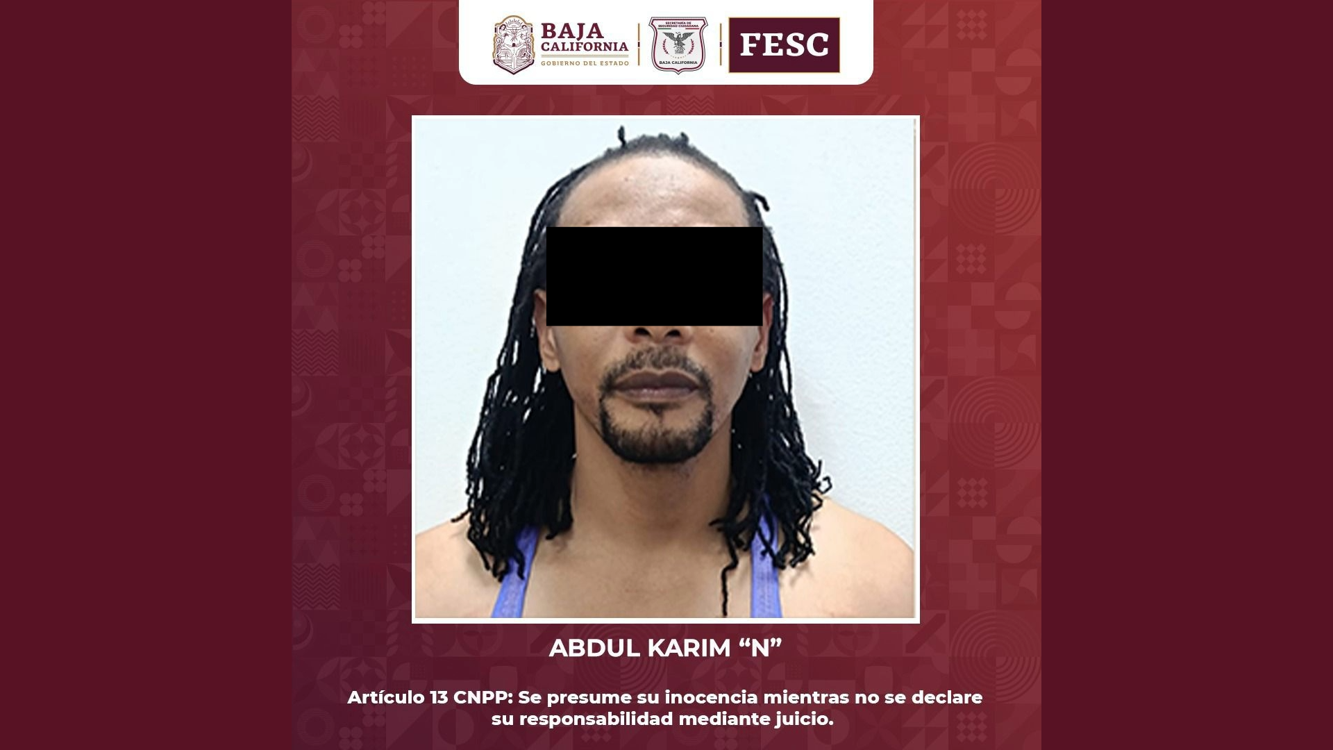 Detienen a prófugo de la justicia estadounidense, en Tijuana