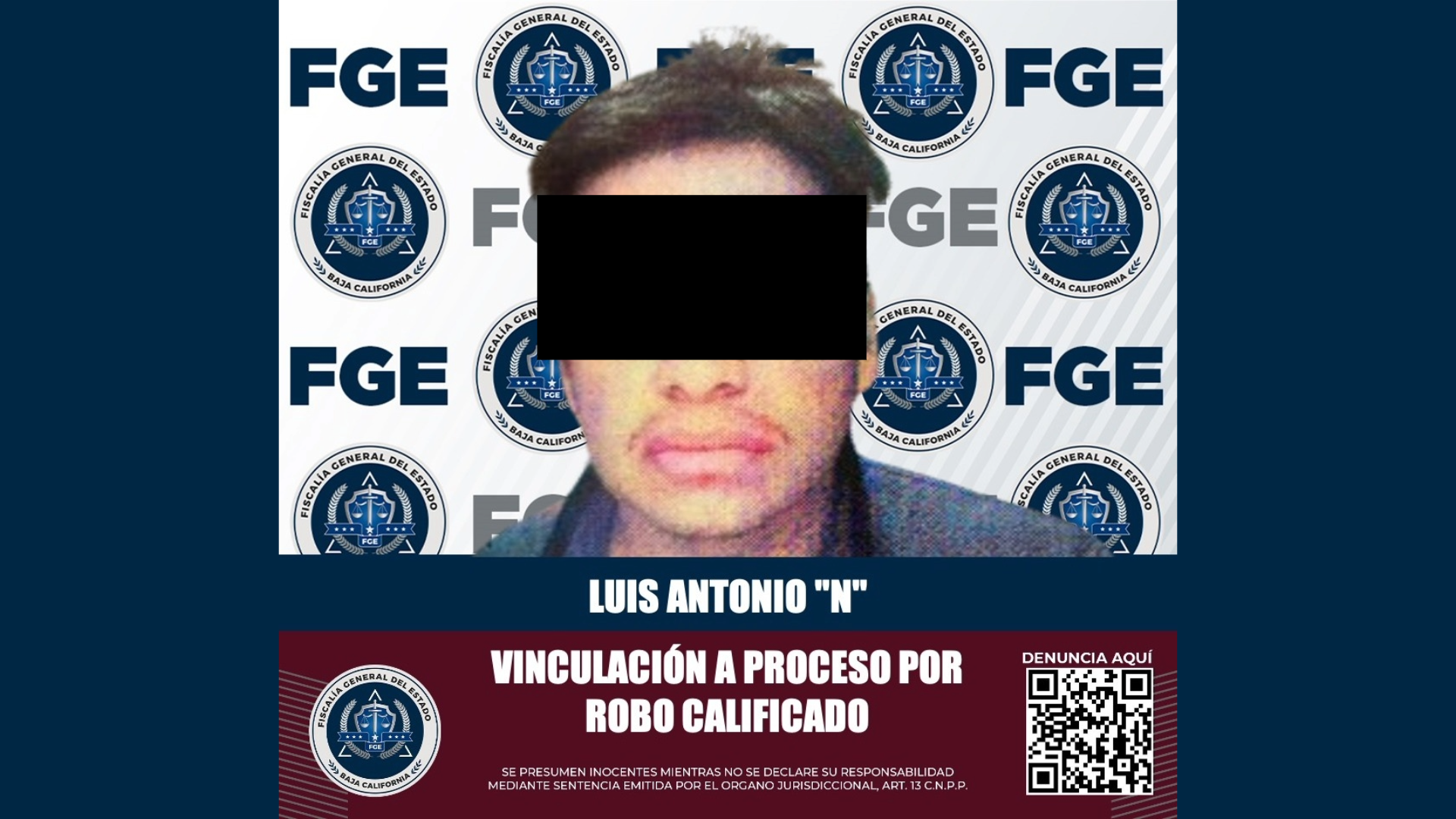 Detienen a hombre acusado de robo a farmacia, en Tijuana