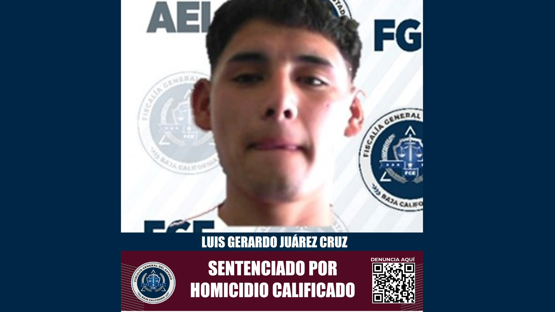 Sentencian a 25 años de prisión a sujeto por homicidio, en Mexicali