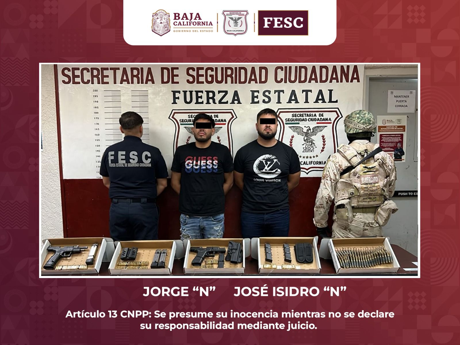 Detienen a hombres armados en el Valle de Mexicali
