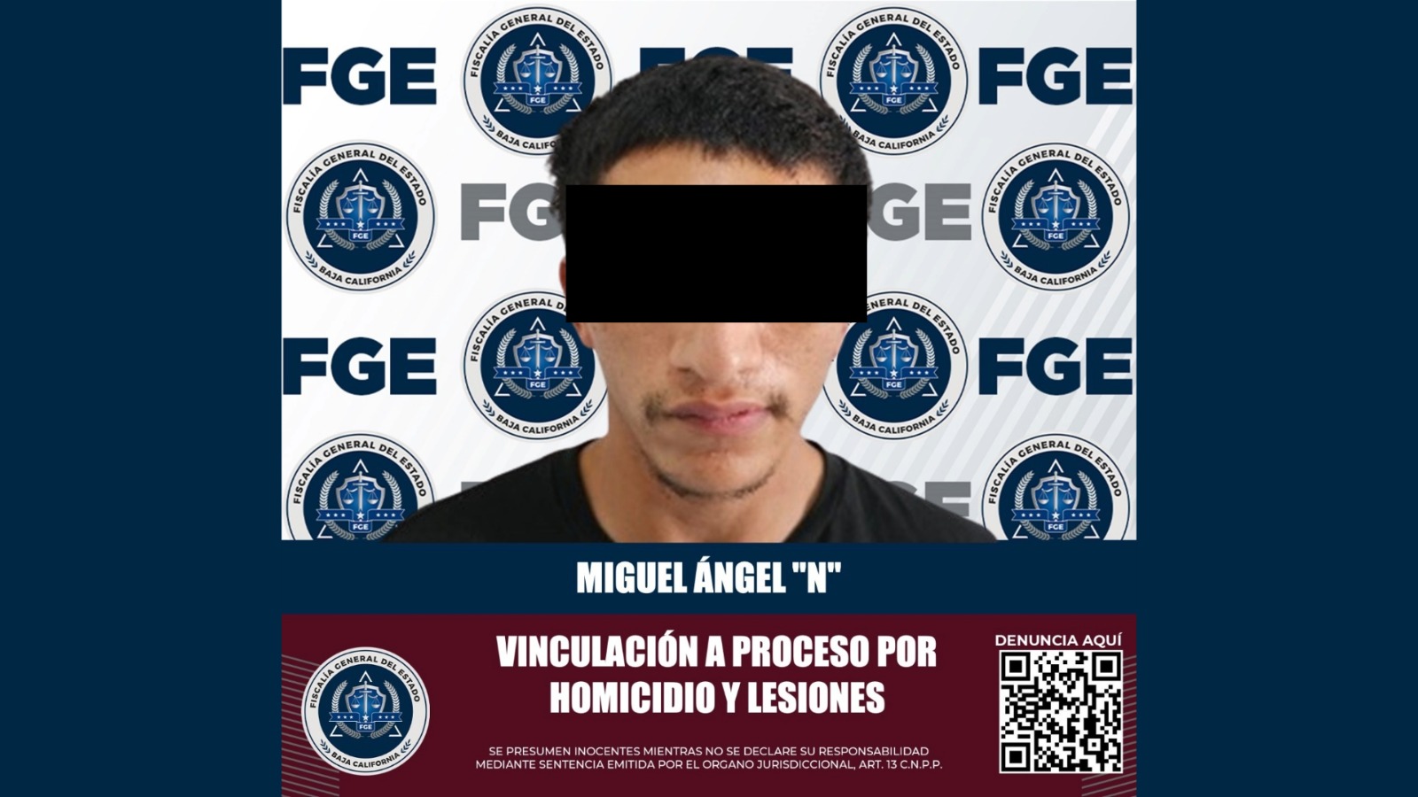 Vinculan a proceso a sujeto por tres homicidios y lesiones a un hombre, en Tijuana