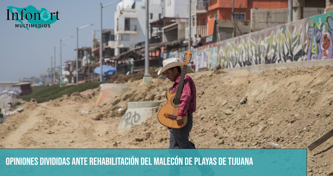 Opiniones divididas ante rehabilitación del Malecón de Playas de Tijuana