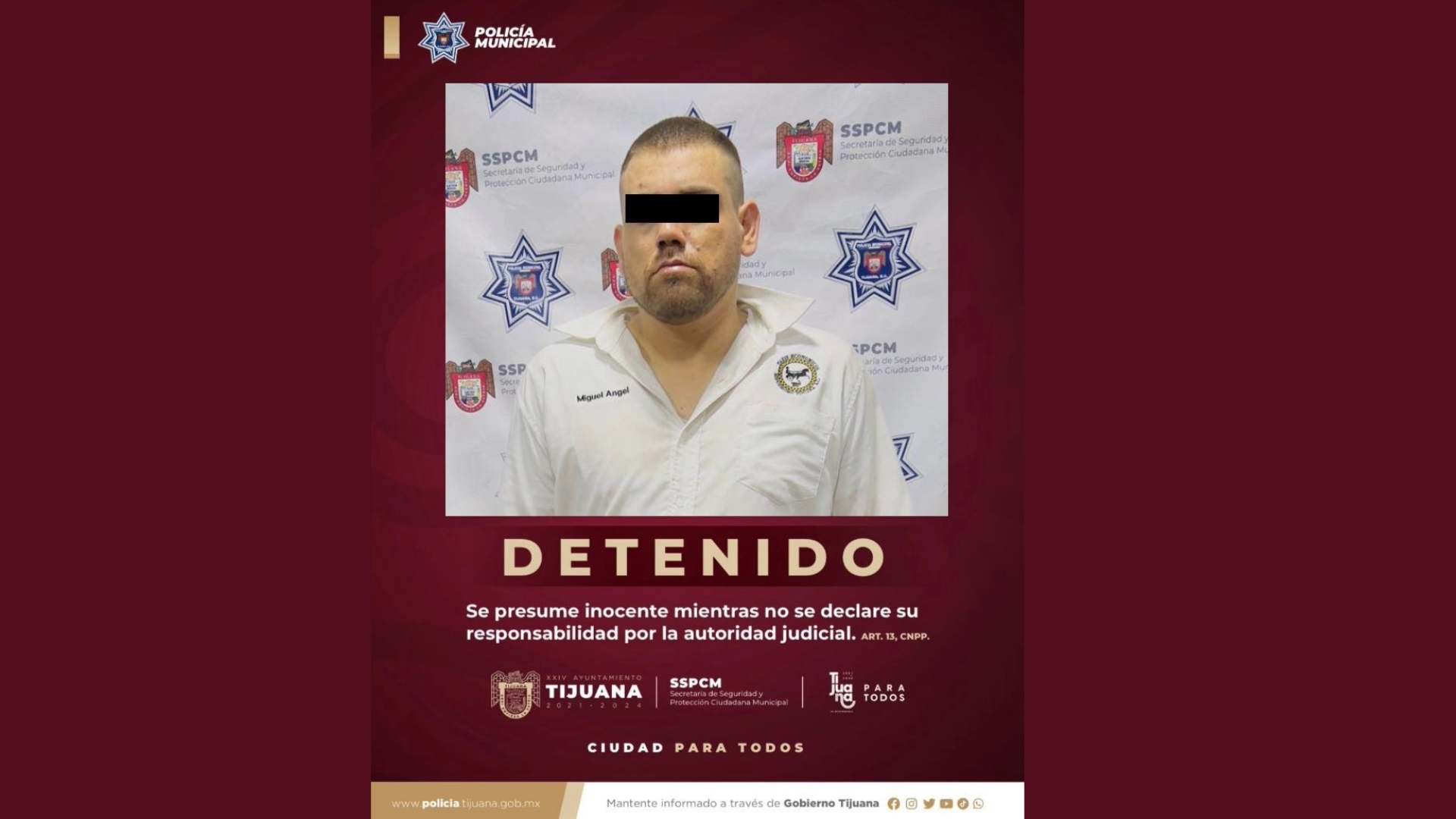 Detienen a presunto responsable de ataque armado sobre bulevar Cuauhtémoc, en Tijuana