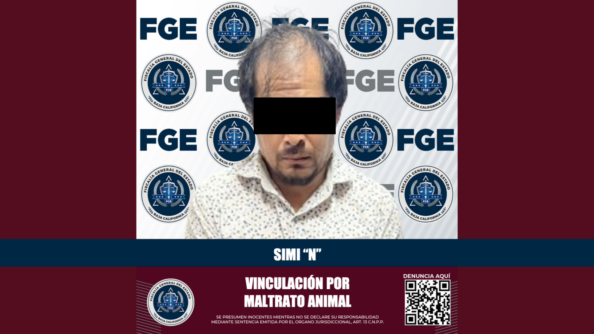 Detienen a sujeto por delito de crueldad animal, en Tijuana