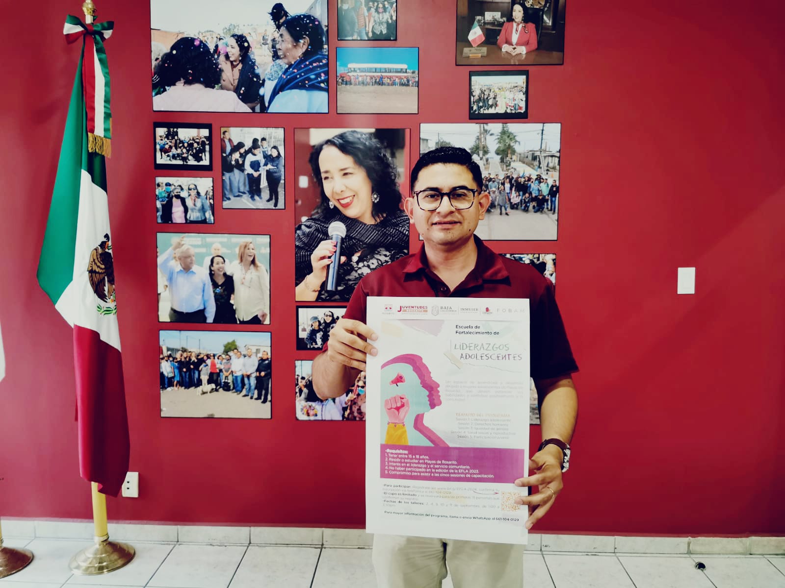 Lanza Gobierno de Rosarito convocatoria para participar en la Escuela de Fortalecimiento de Liderazgos Adolescentes