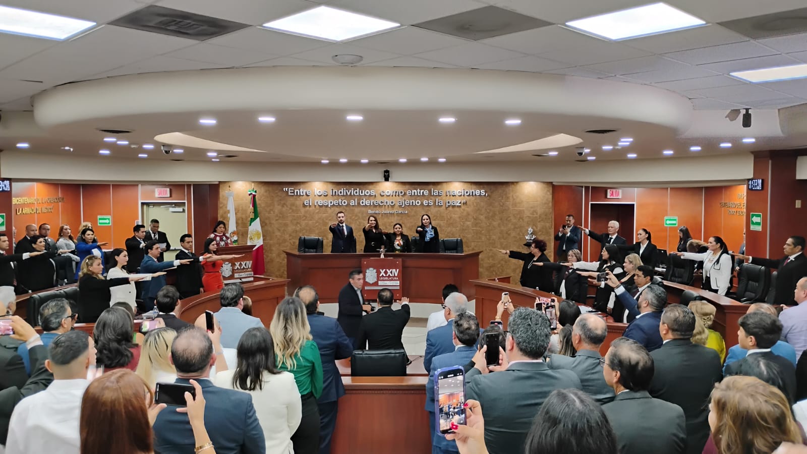 Se instala formalmente la XXV Legislatura bajo la presidencia de la Dip. Montse Murillo
