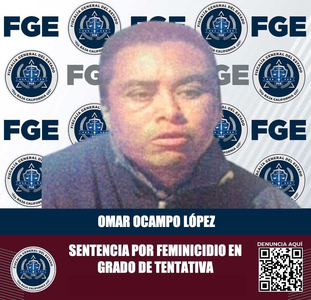 RECIBE SENTENCIA RESPONSABLE DE FEMINICIDIO EN GRADO DE TENTATIVA