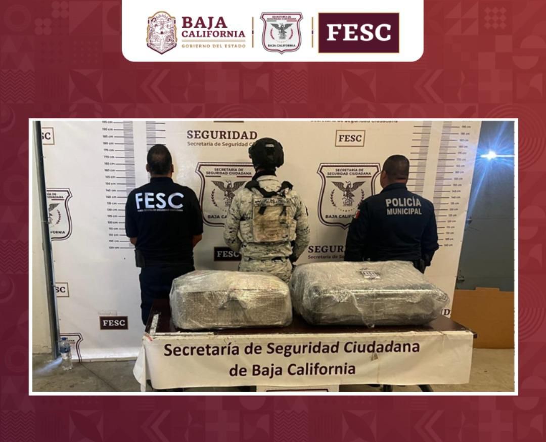 Aseguran más de 30 kilos de metanfetamina, en Tijuana