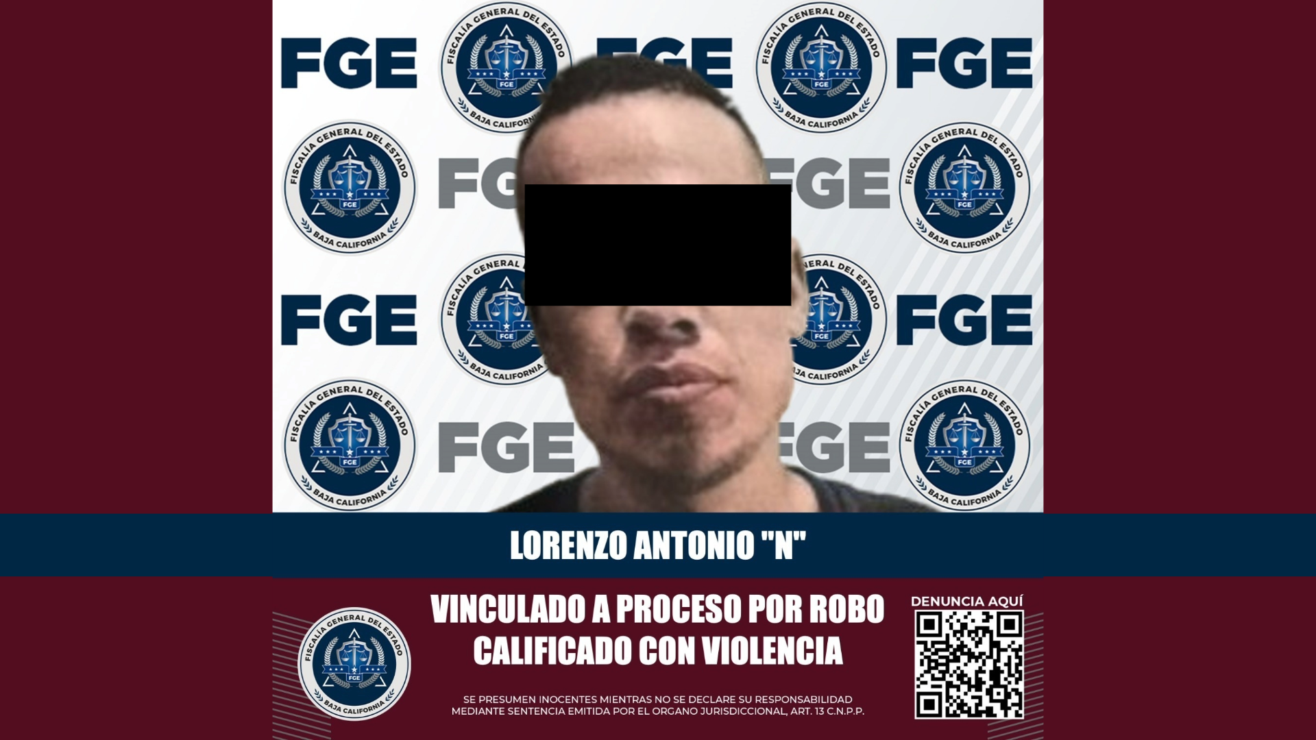 Detienen a sujeto por robo con violencia en farmacia, en Tijuana