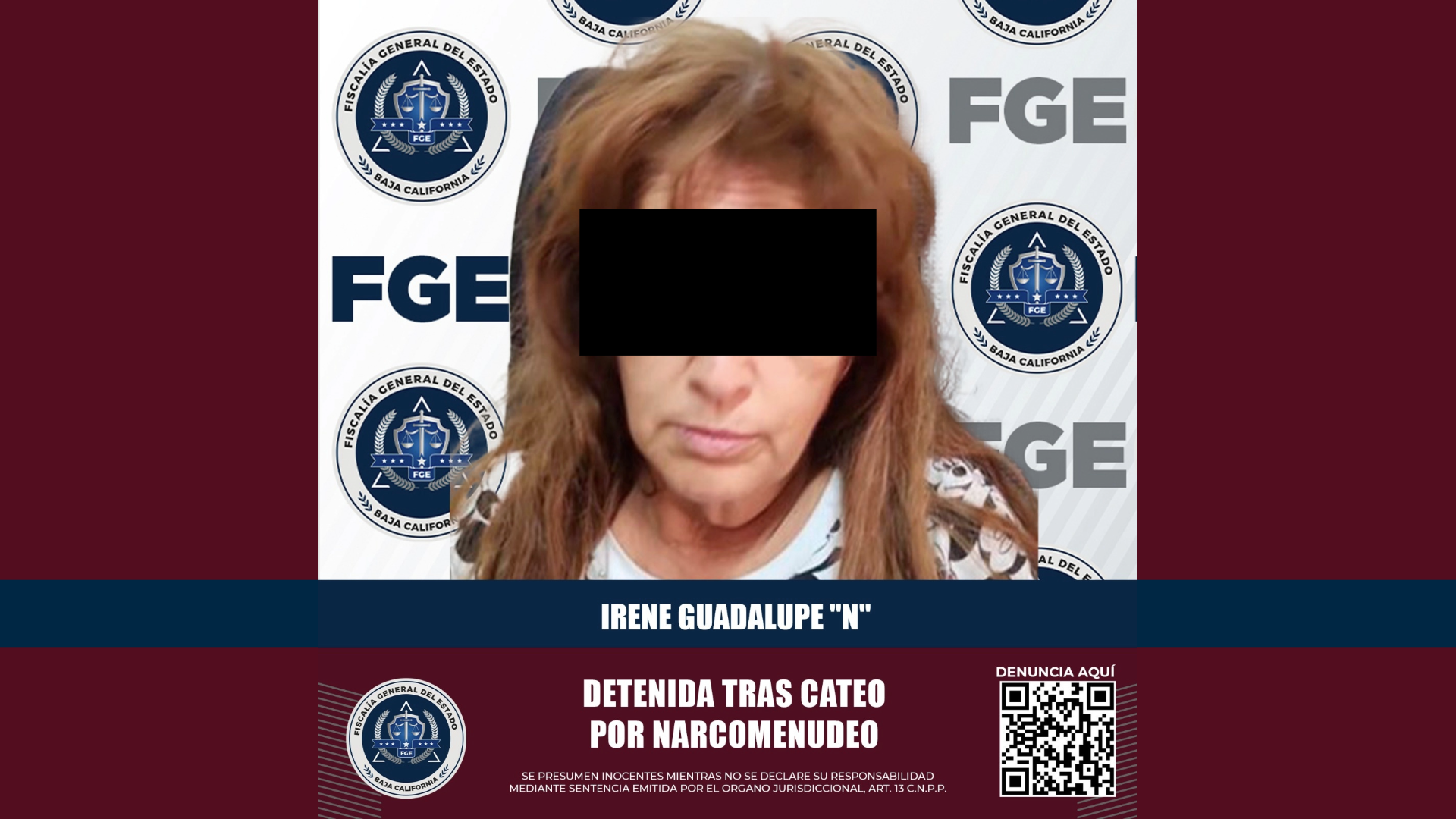 Detienen a presunta nacomenudista durante cateo, en Mexicali