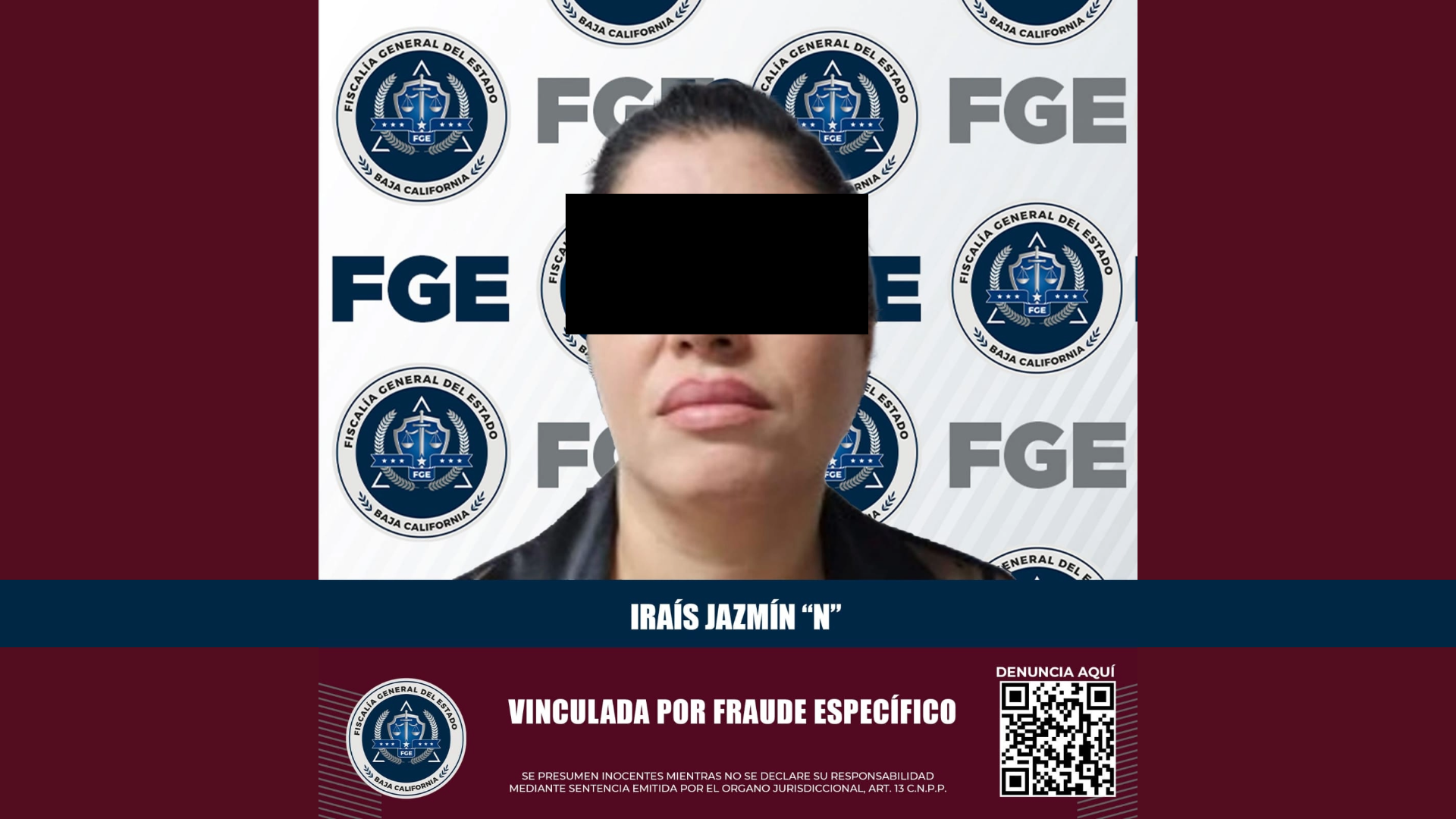 Detienen a mujer acusada de fraude específico, en Mexicali