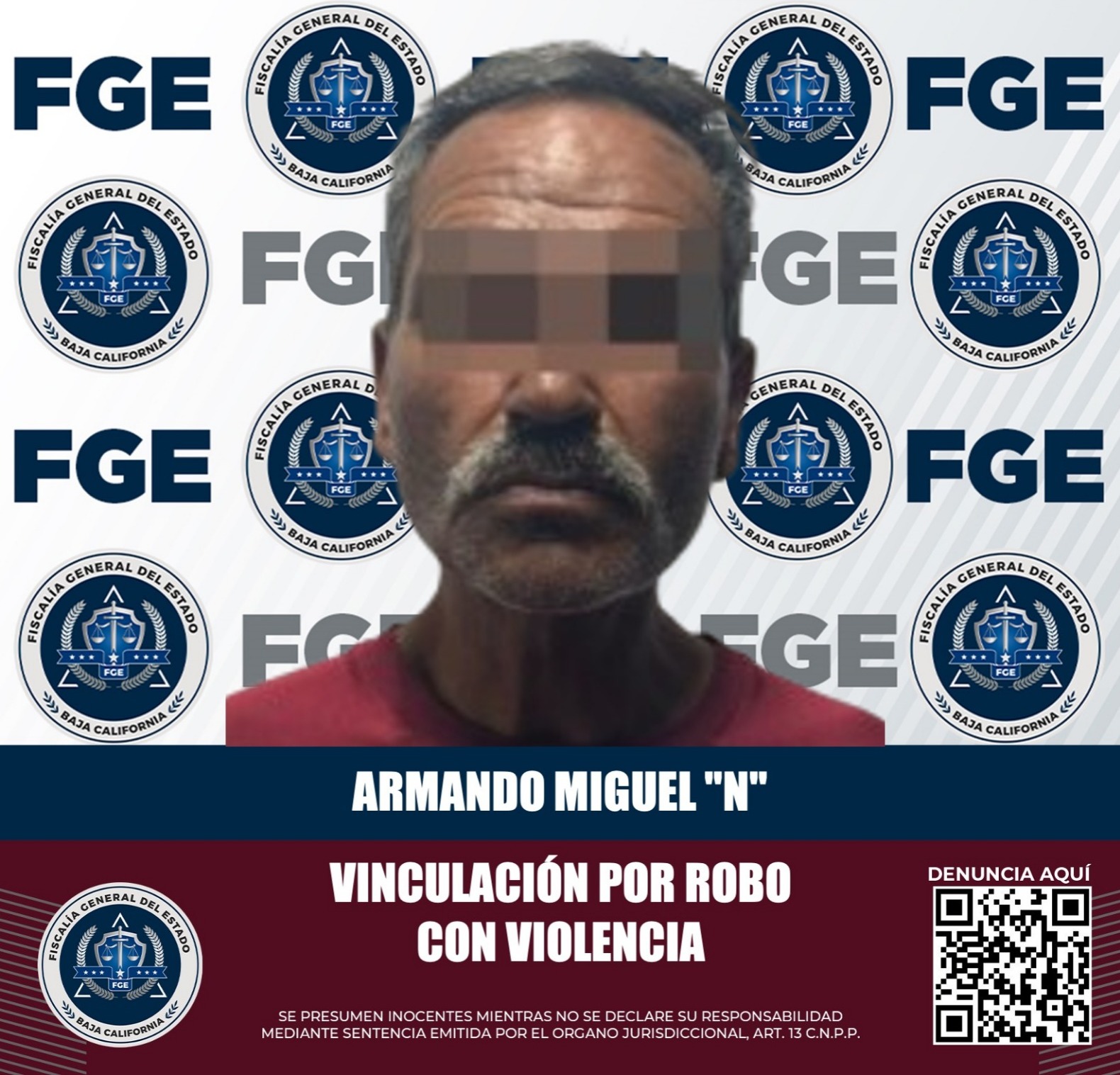 INDIVIDUO ES VINCULADO A PROCESO POR ROBO CON VIOLENCIA