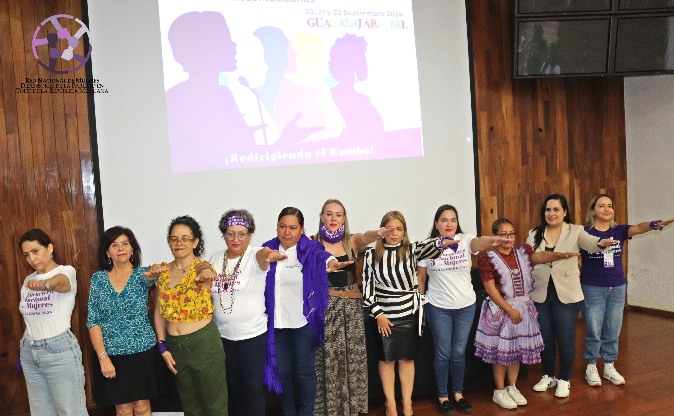Toma de protesta del nuevo Comité Ejecutivo Nacional de la Red Nacional de Mujeres Defensoras de la Paridad en Todo de la República Mexicana