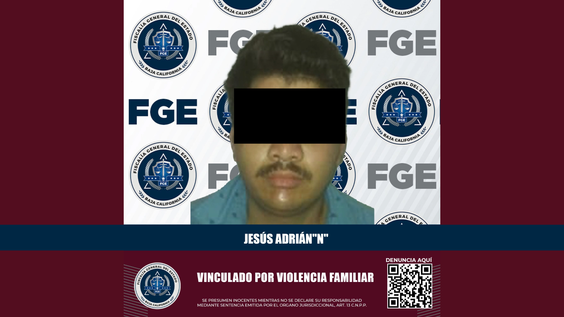 Detienen a sujeto por delito de violencia familiar, en Mexicali