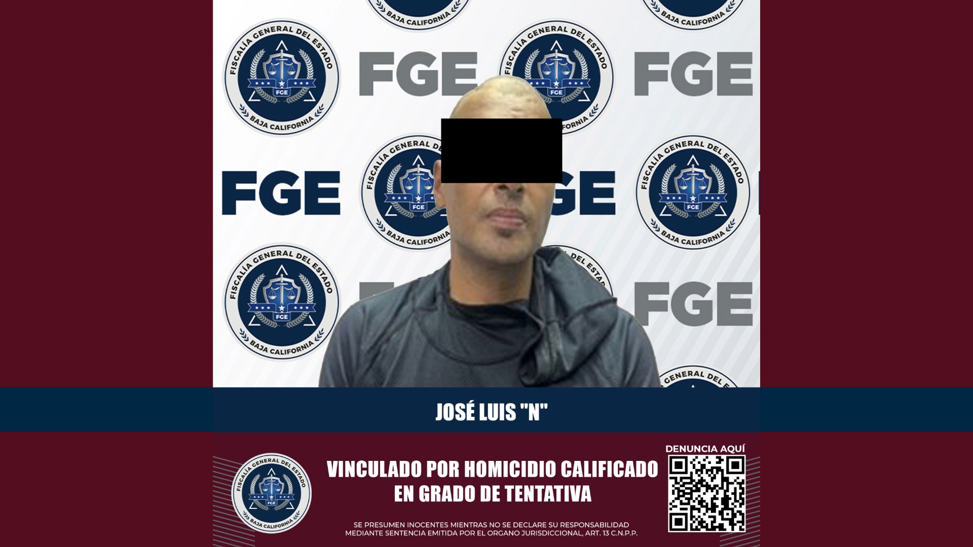 Detienen a hombre por intento de homicidio, en Mexicali