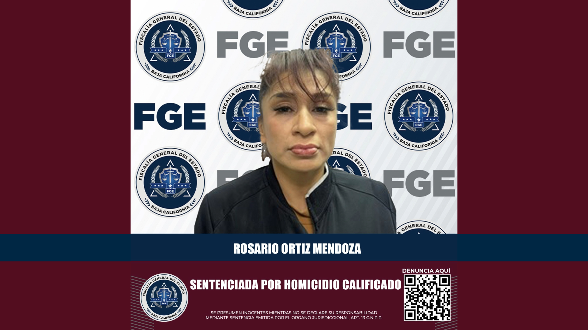 Sentencian a prisión a mujer por homicidio calificado, en Mexicali