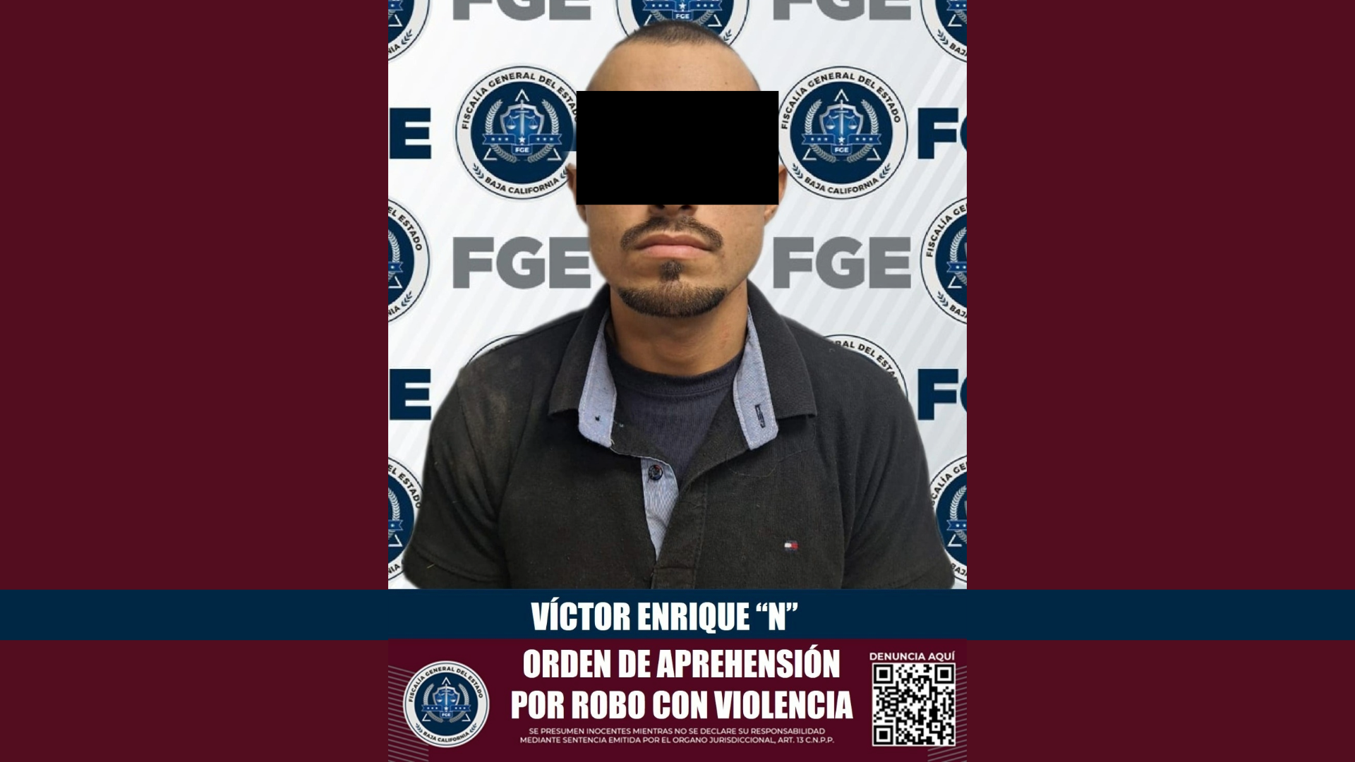 Detienen a sujeto relacionado a diversos casos de robo a comercio, en Mexicali