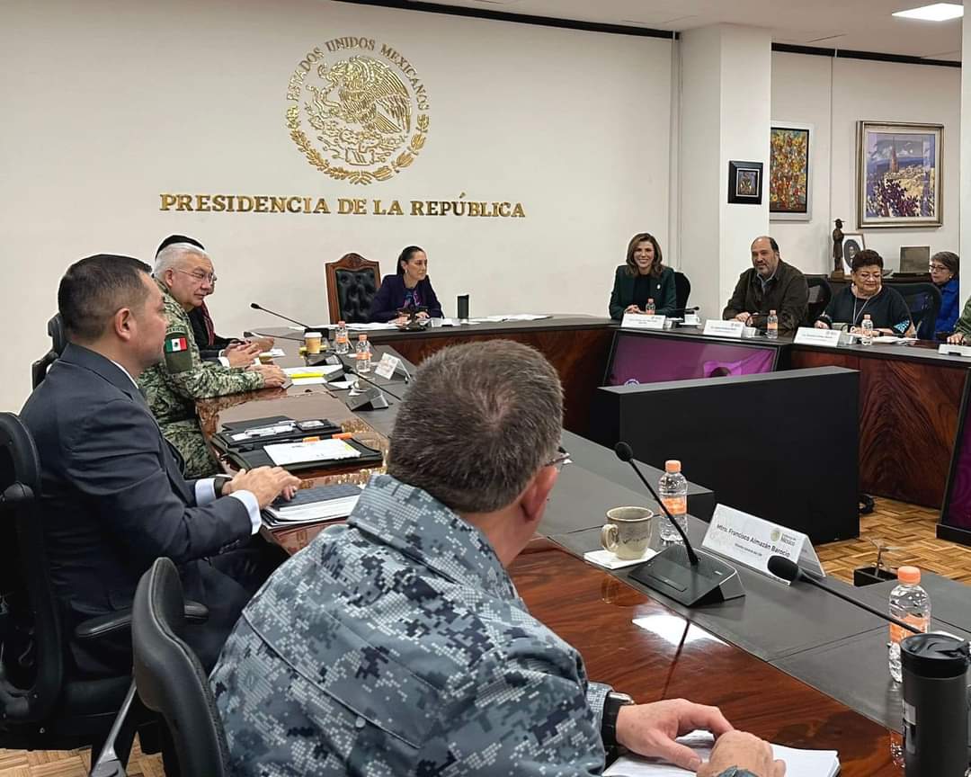 SE REÚNEN GOBERNADORA MARINA DEL PILAR Y PRESIDENTA SHEINBAUM PARA FORTALECER SEGURIDAD EN BC
