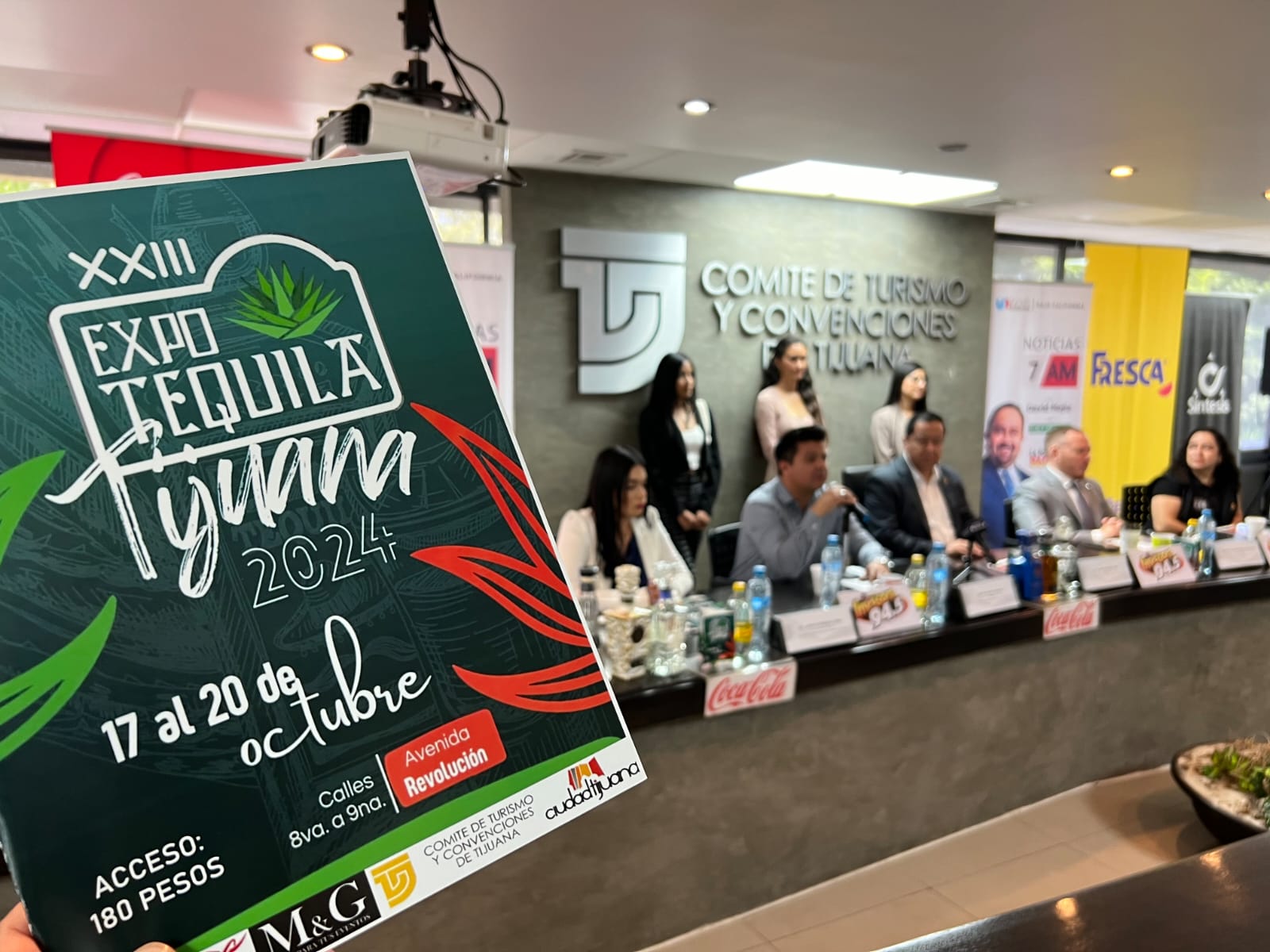 Todo listo para la “XXIII Expo Tequila Tijuana 2024” en la Avenida Revolución