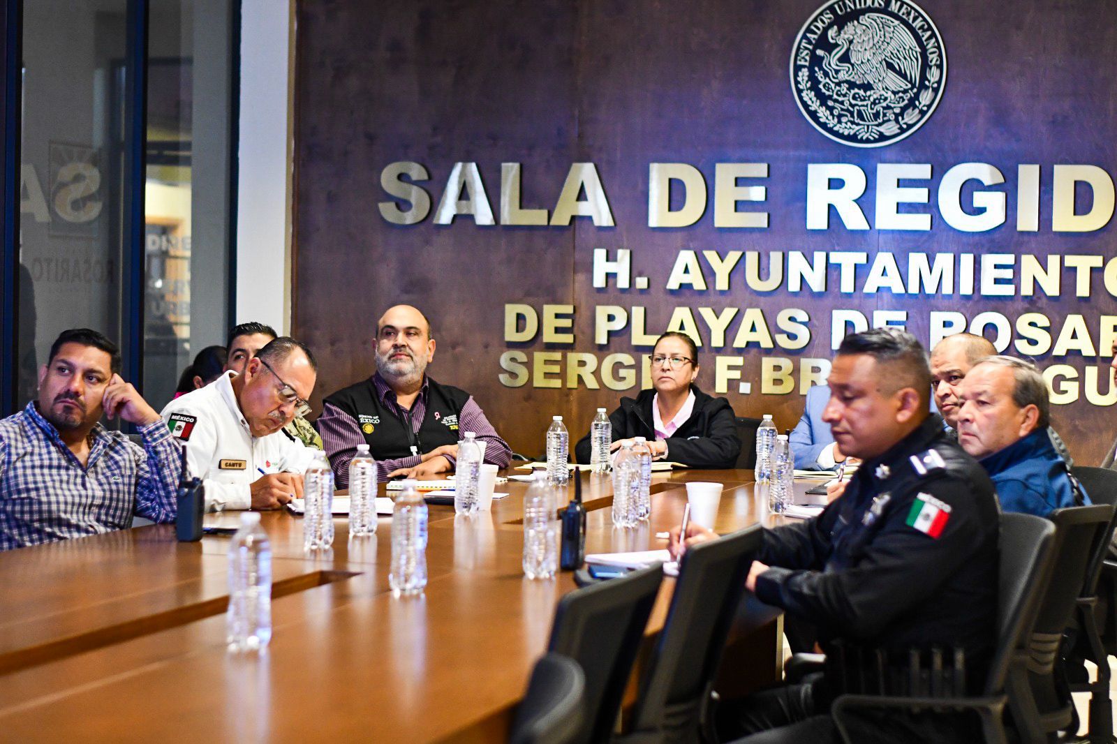 Fortalece alcaldesa Rocio Adame estrategias de seguridad en la Mesa Regional