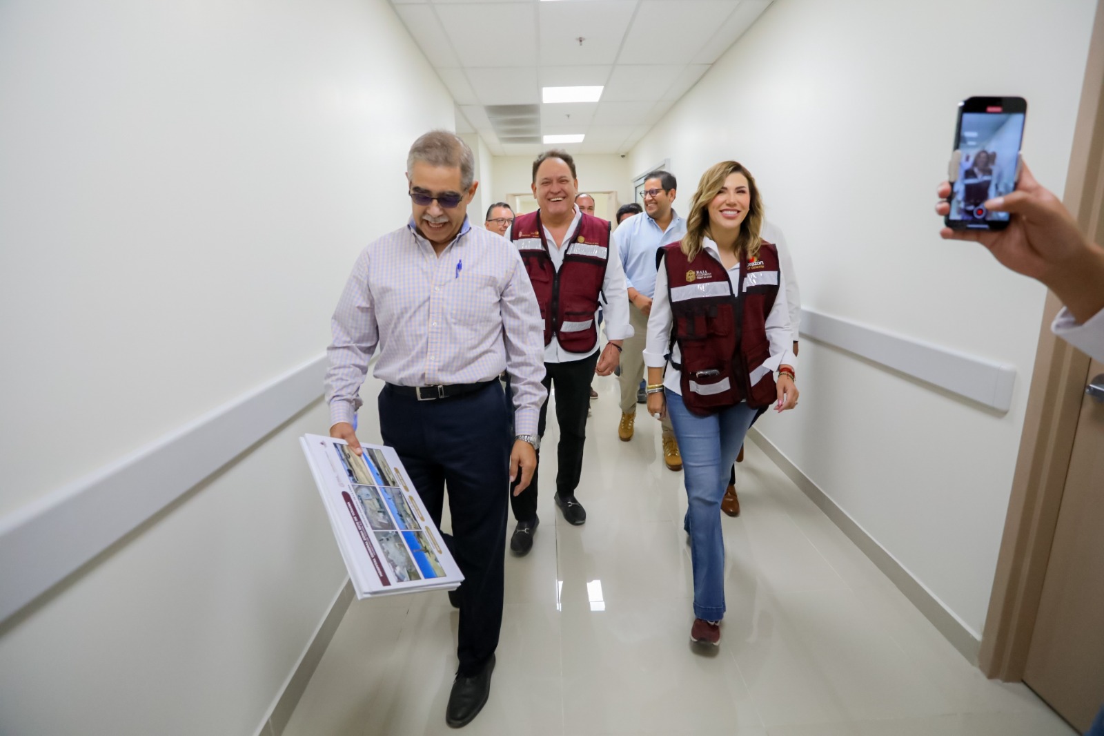 Realiza gobernadora Marina del Pilar recorrido por el próximo Hospital General de Zona Este