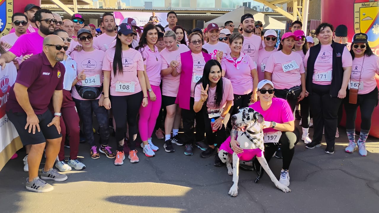 Lleva a cabo Congreso del Estado 3er. Carrera Atlética por la Lucha Contra el Cáncer de Mama