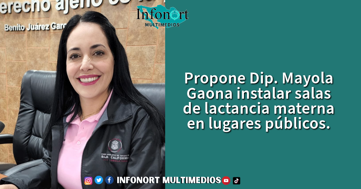 Propone Dip. Mayola Gaona instalar salas de lactancia materna en lugares públicos