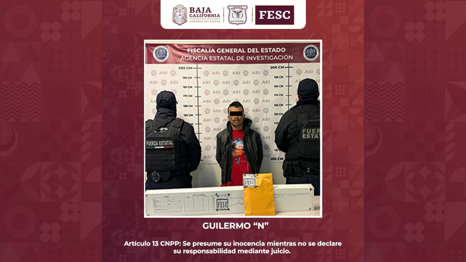 Detienen a presunto generador de violencia, en Tecate