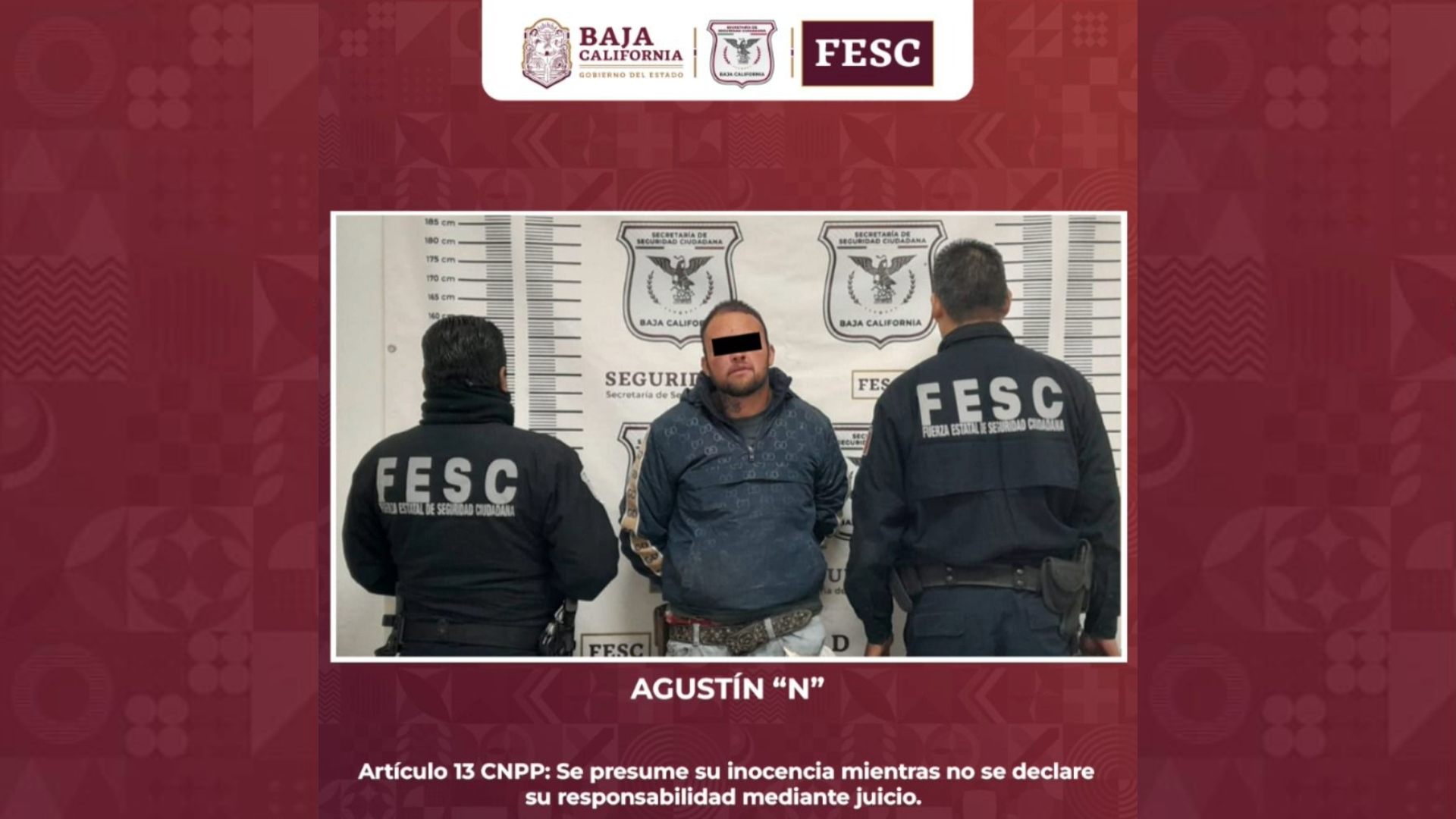 Detienen a hombre por delitos de lesiones e intento de homicidio, en Ensenada