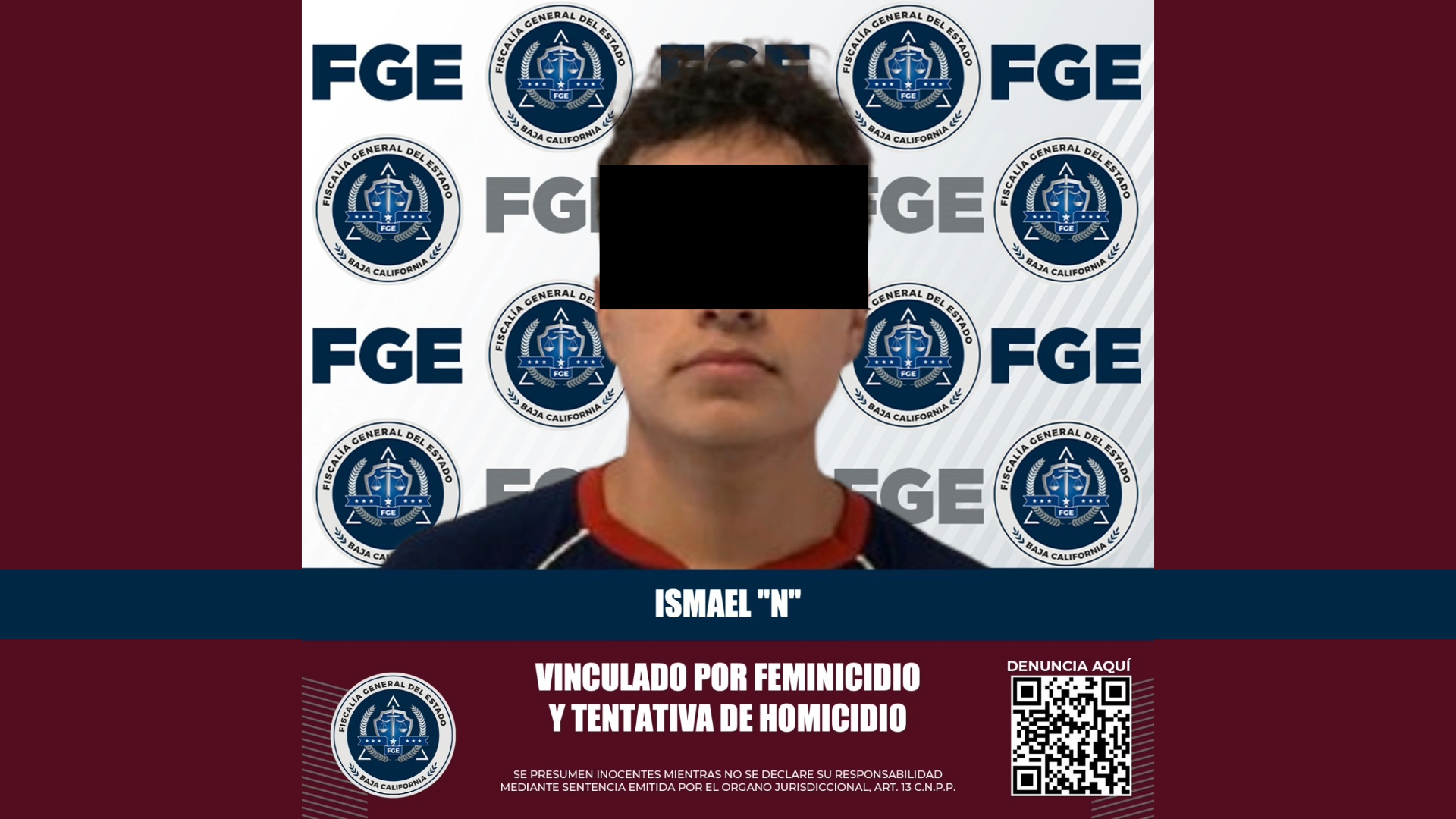 Detienen agentes a “El Chino”, presunto feminicida de una menor, en Tecate