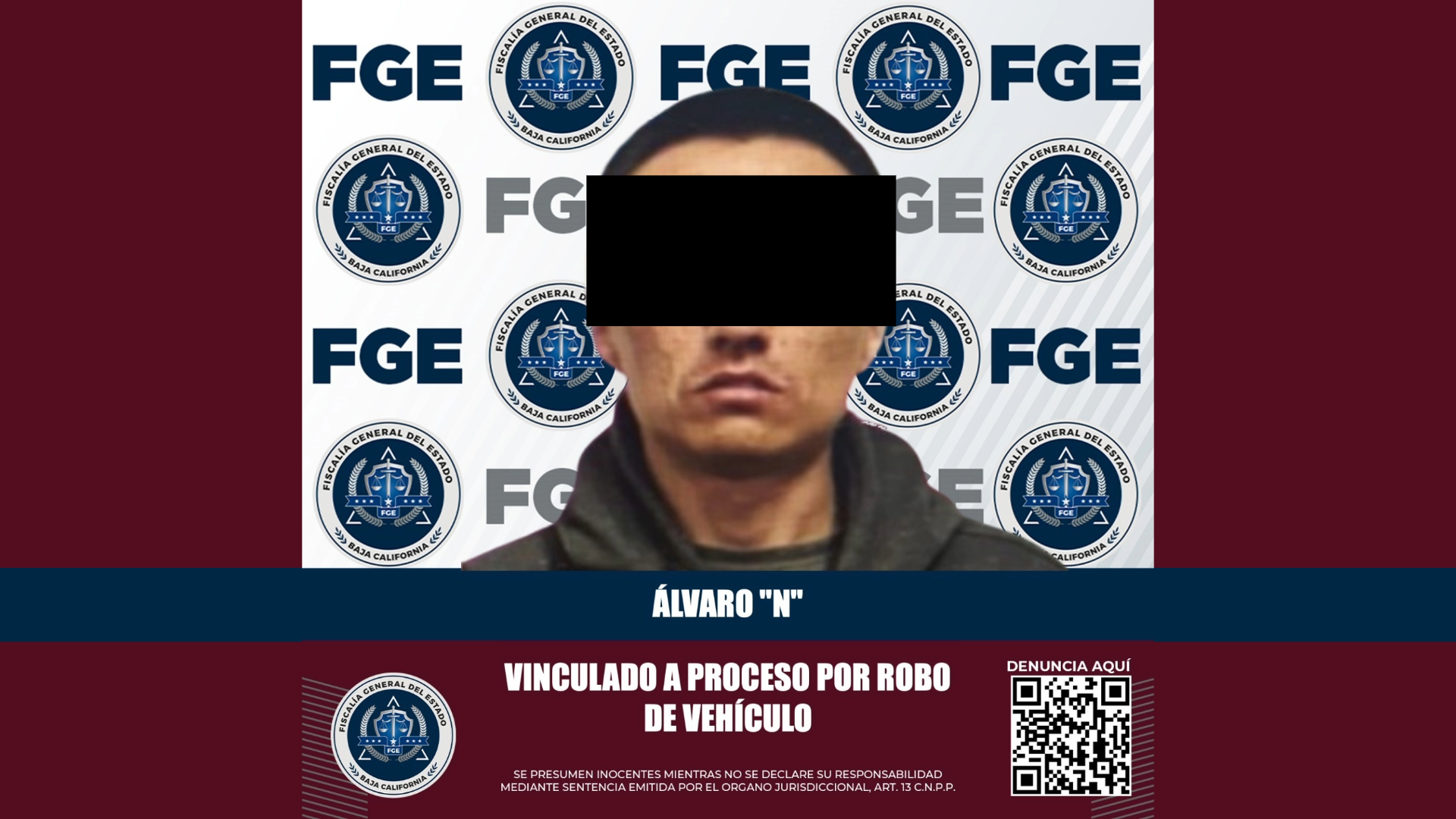 Detienen a hombre por robo de vehículo con violencia, en Playas De Rosarito