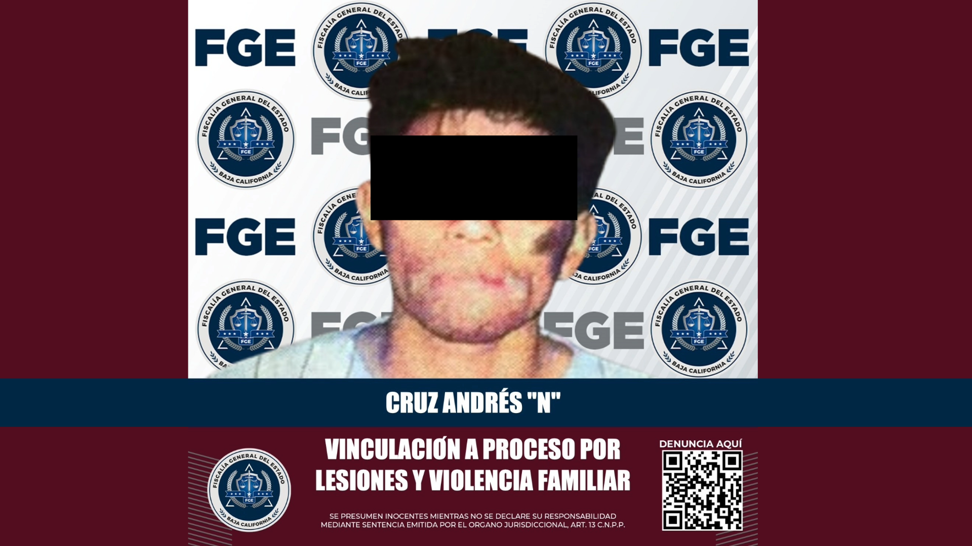 Detienen a sujeto por agredir a golpes a su madre, en Tijuana