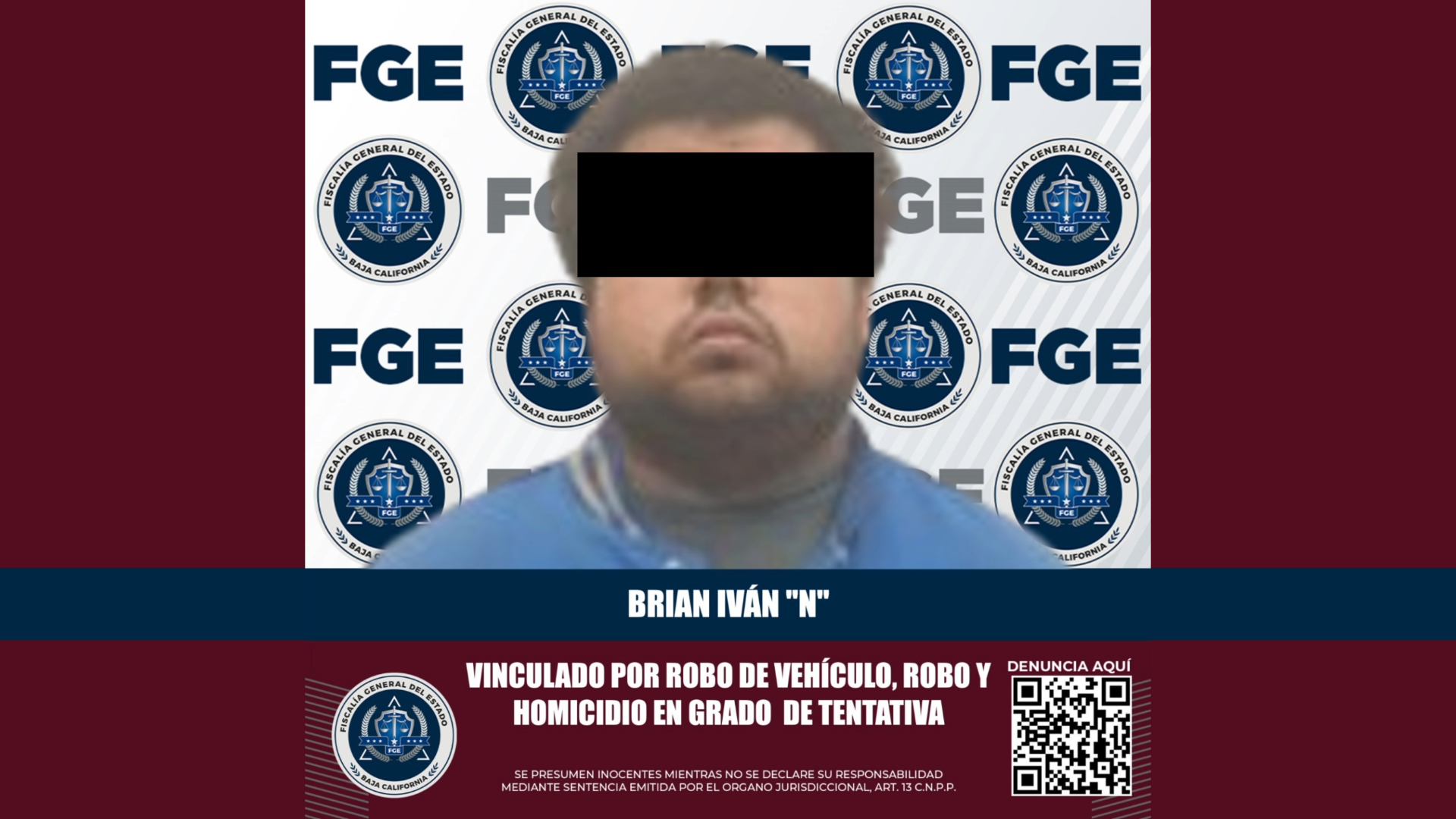 Detienen a sujeto que intentó privar de la vida a su familia, en Mexicali