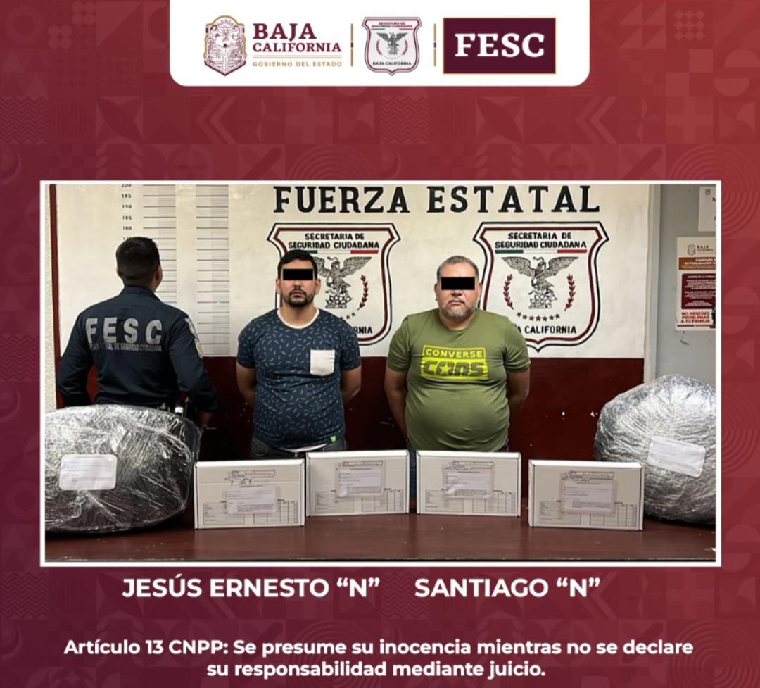 Aseguran a hombres en posesión de armas y más de 15 kg de marihuana, en Mexicali